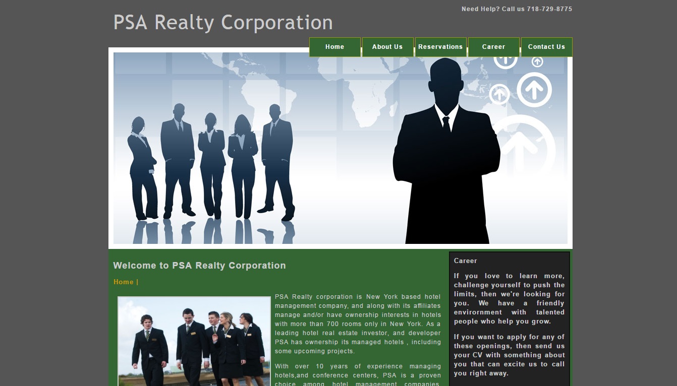 PSA Realty Corp Home Page